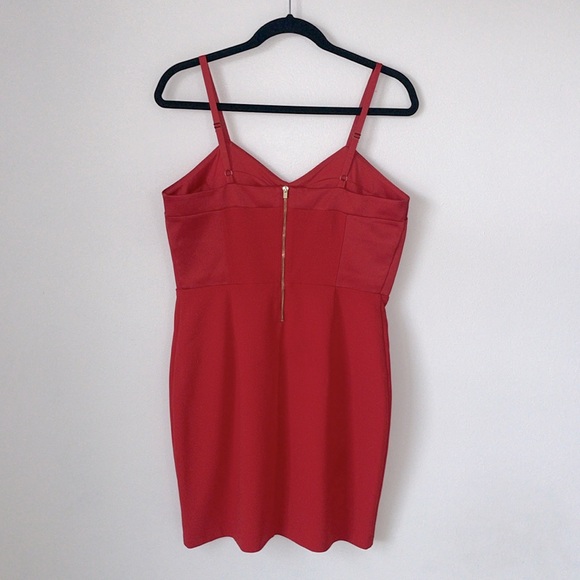 NWT Express Mini Dress in Red - Size: M - Picture 3 of 5